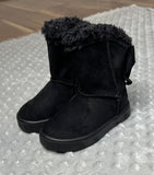 Black Fuzzy Boots