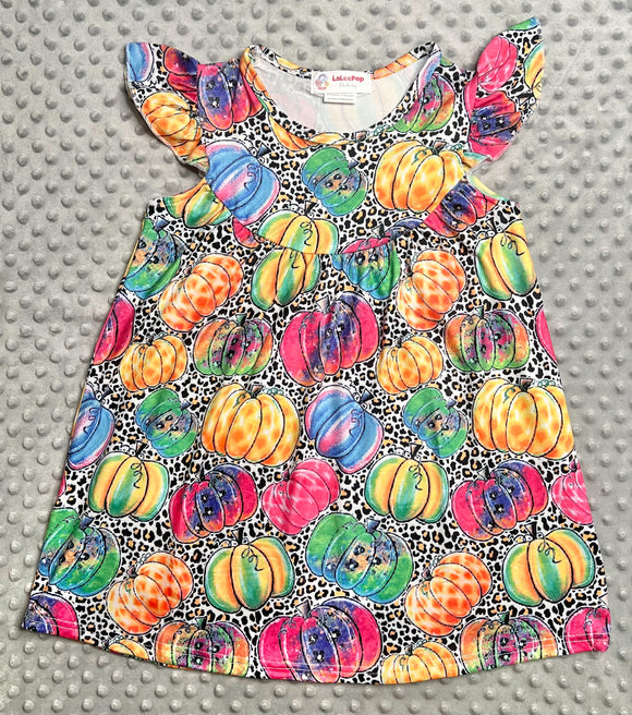Colorful Pumpkins Dress